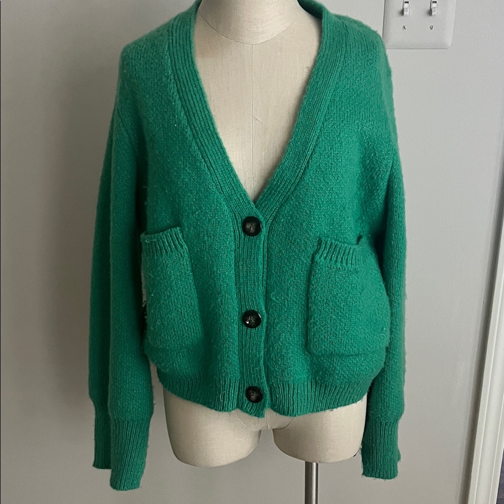 Apparis Emerald Green Women's Cardigan